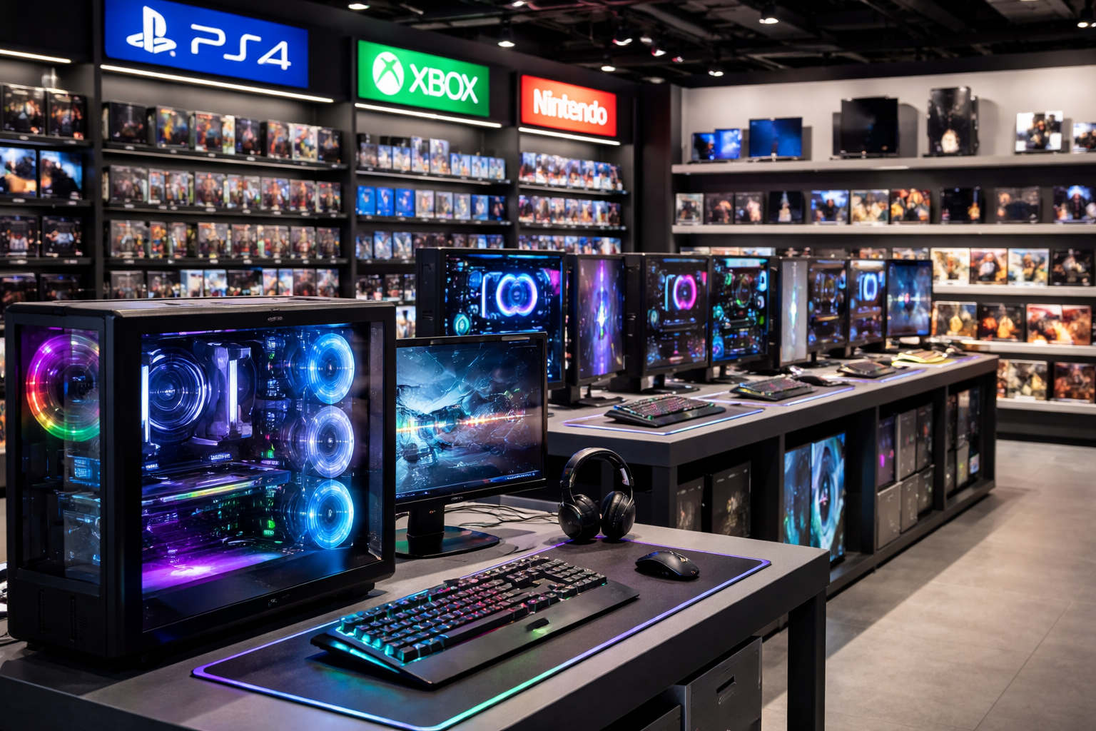 De beste shops voor gaming gear, PC's en consoles